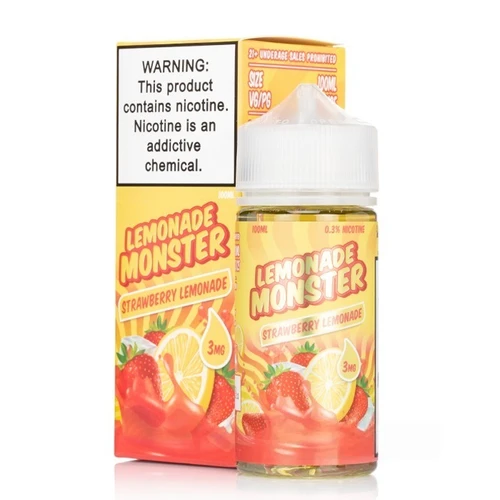 Jam Monster - Lemonade Monster Strawberry Lemonade 100ML (Çilekli Limonata)