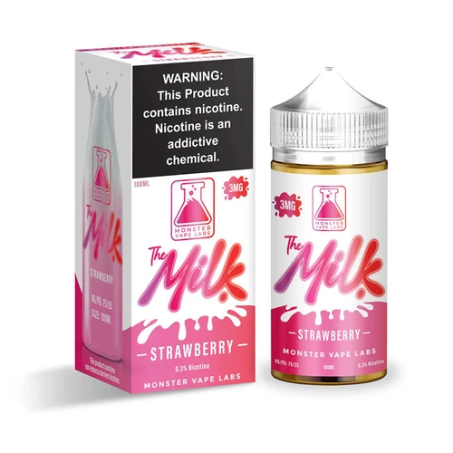 Jam Monster - Strawberry The Milk 100ML (Çilek Süt Krema)