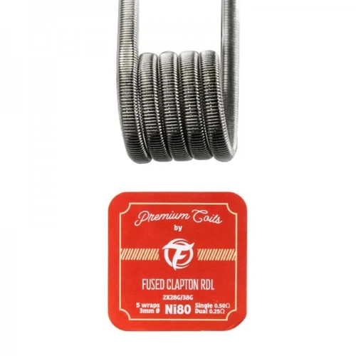 Fumytech 10 Adet Fused Clapton Ni80 Hazır Coil - 0.50 ohm RDL/MTL