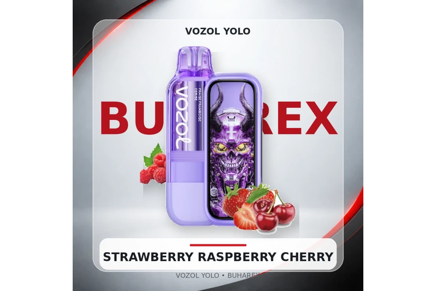 Vozol Yolo 40000 Strawberry Raspberry Cherry