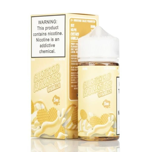 Jam Monster - Custard Monster Vanilla 100ML (Vanilyalı Muhallebi)