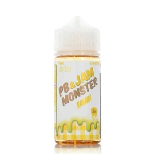 Jam Monster & PB - Banana 100ML (Muz Fıstık Ezmesi)