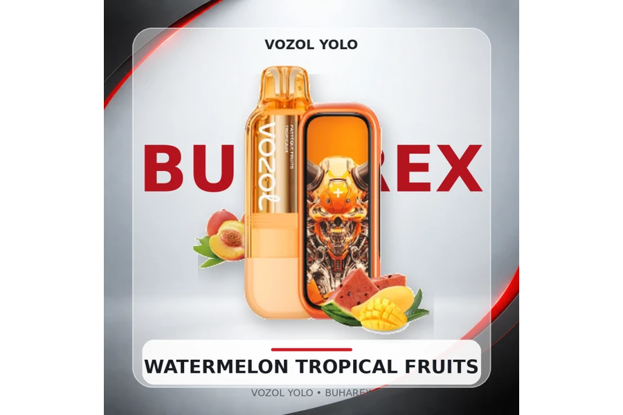 Vozol Yolo 40000 Watermelon Tropical Fruits